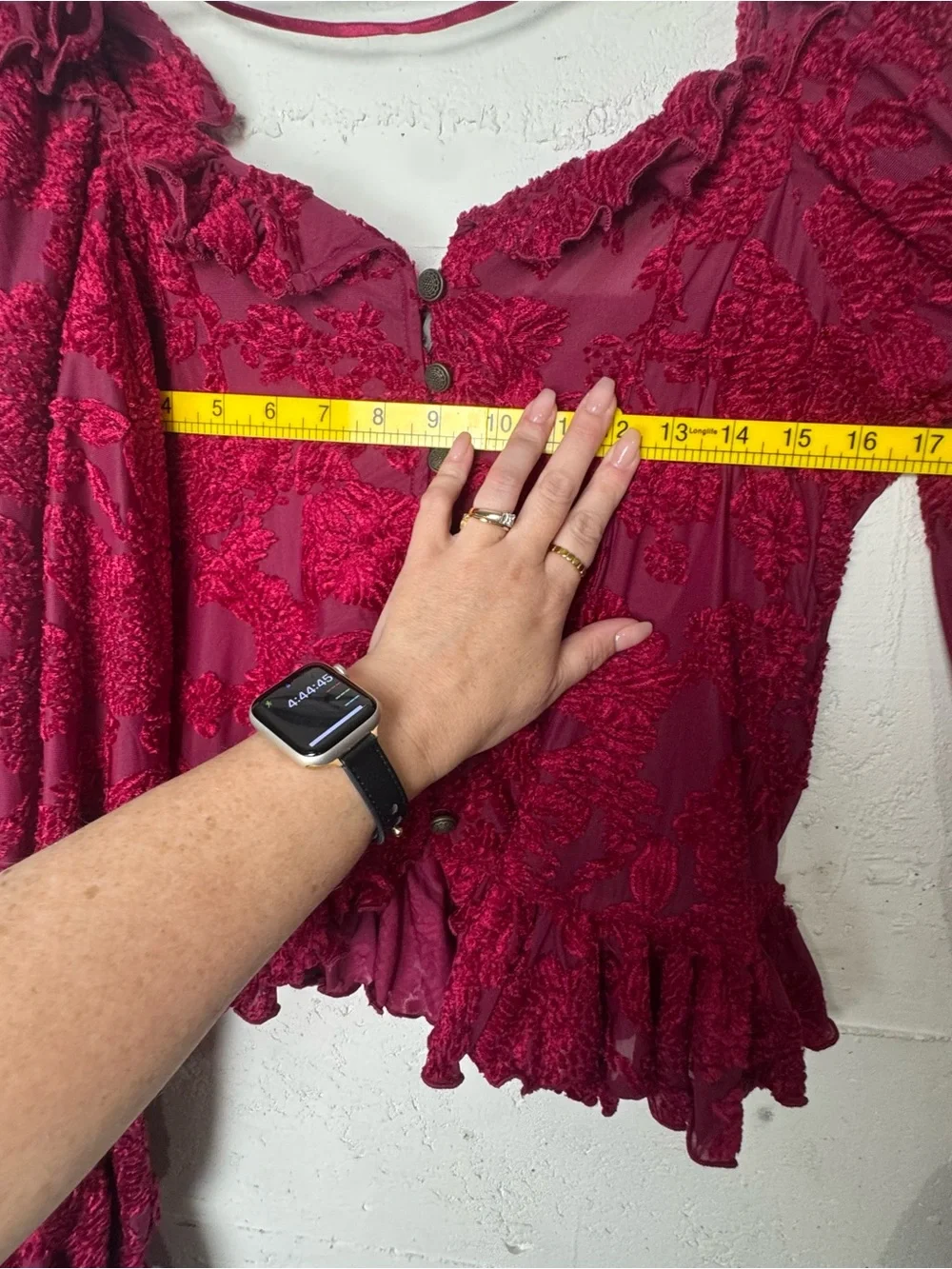 Anthropologie feminine burgundy